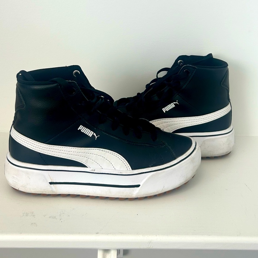 Puma wedged high tops. Women’s size 8.5